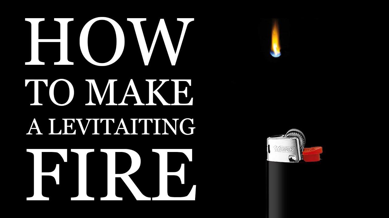Levitating Fire Experiment | How to make levitating FIRE 🔥