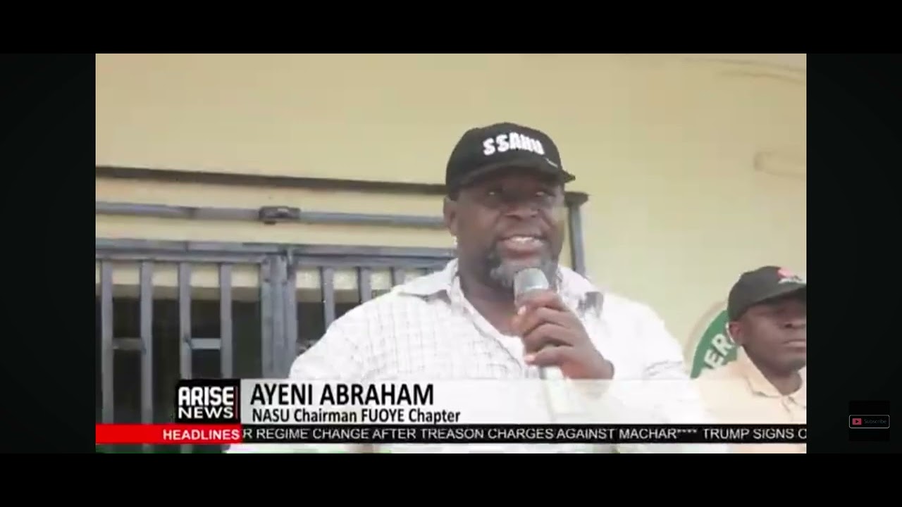 FUOYE STAFF UNIONS PROTEST OVER UNPAID RELOCATION ALLOWANCE.