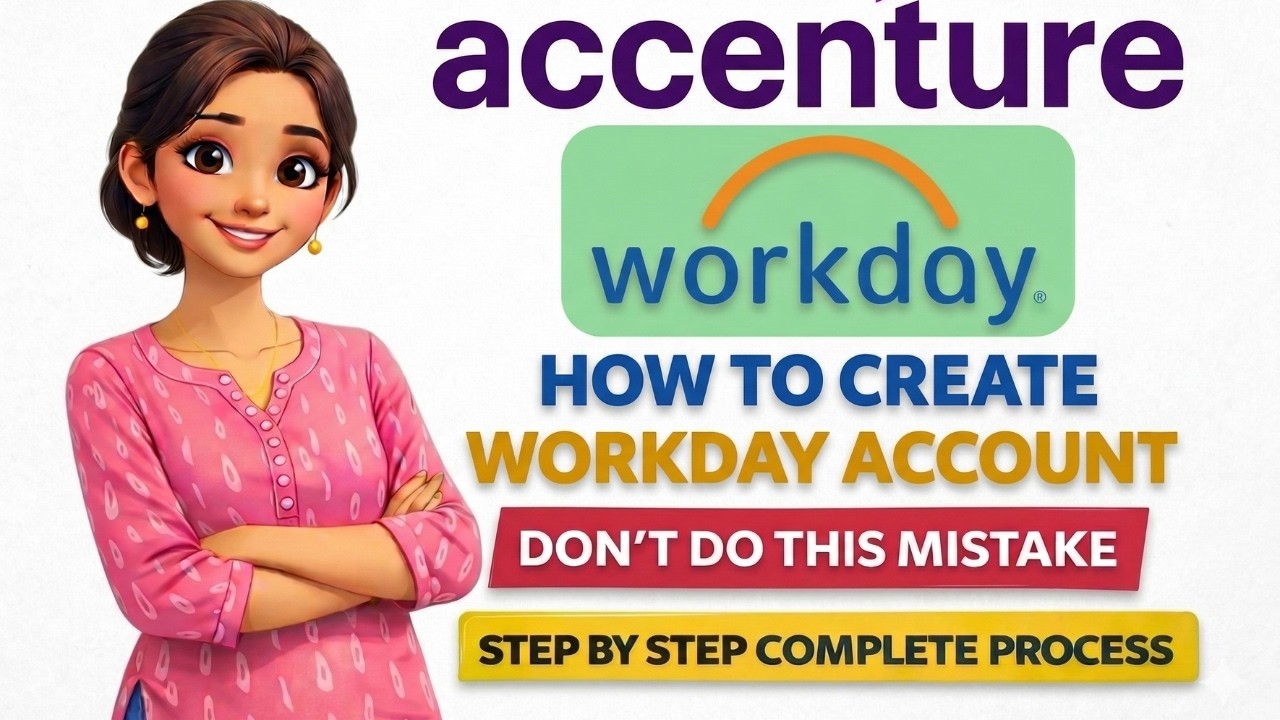 Accenture Workday Account Creation Guide | How to create workday account | Accenture workday account