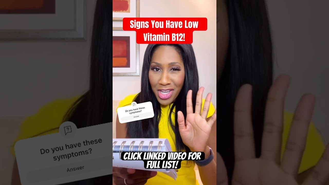 Signs You Have LOW VITAMIN B12! 🚨 #shorts #shortsvideo #shortsfeed