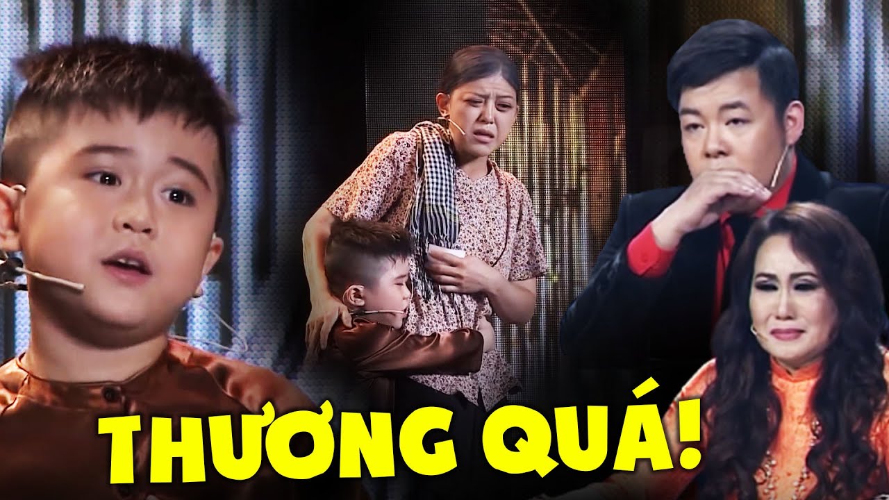 Cậu bé tí hon vừa HÁT HAY vừa diễn SIÊU NHẬP TÂM khiến giám khảo RƠI NƯỚC MẮT THEO | THVL Ca Nhạc