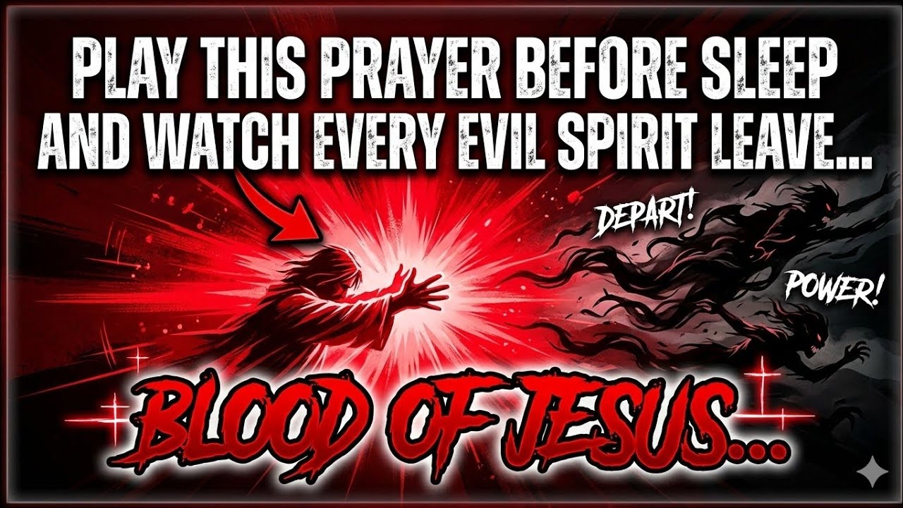 Play This Prayer Before Sleep and Watch Every Evil Spirit Leave | The Blood of Jesus Protection