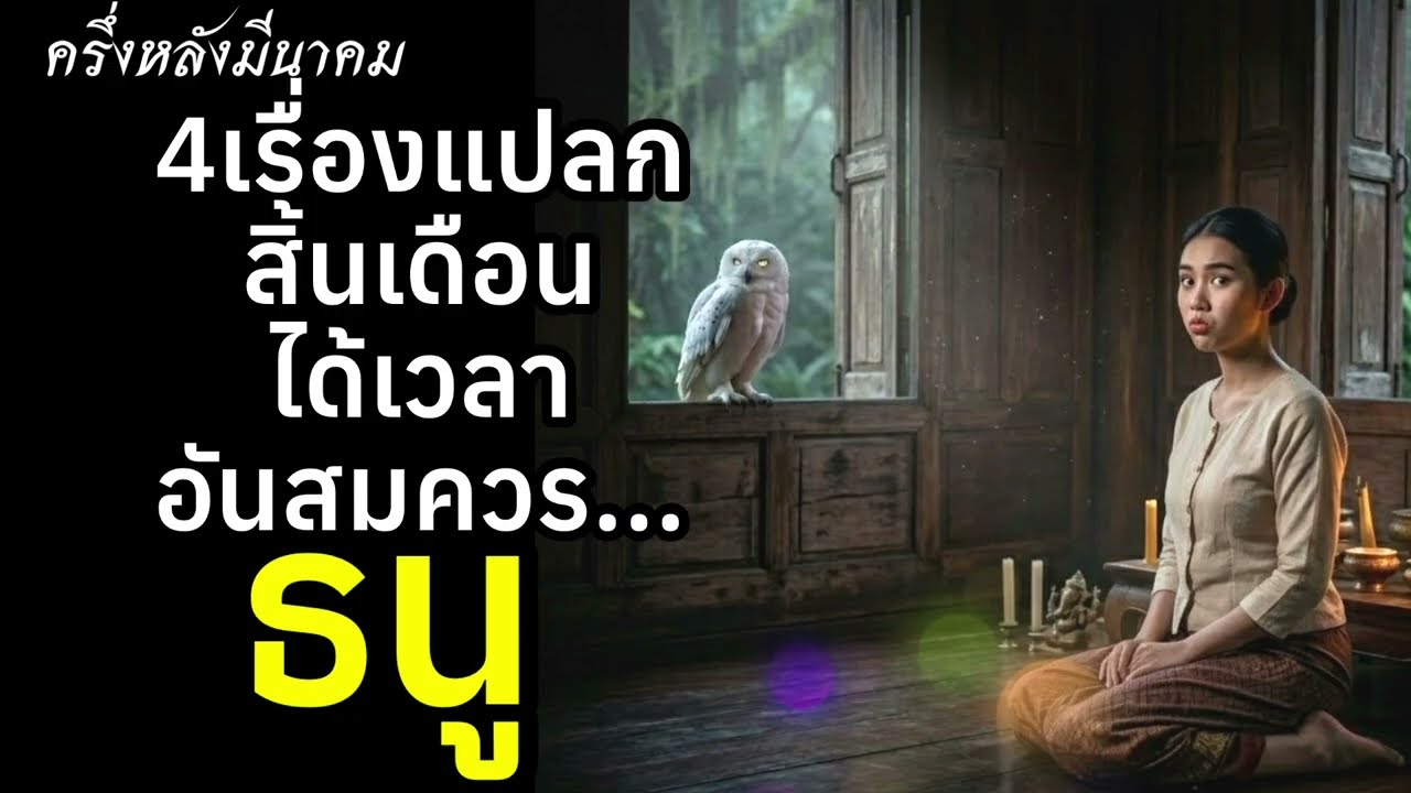 ราศีธนู เรื่องแปลกสิ้นเดือน ได้เวลาอันสมควร
