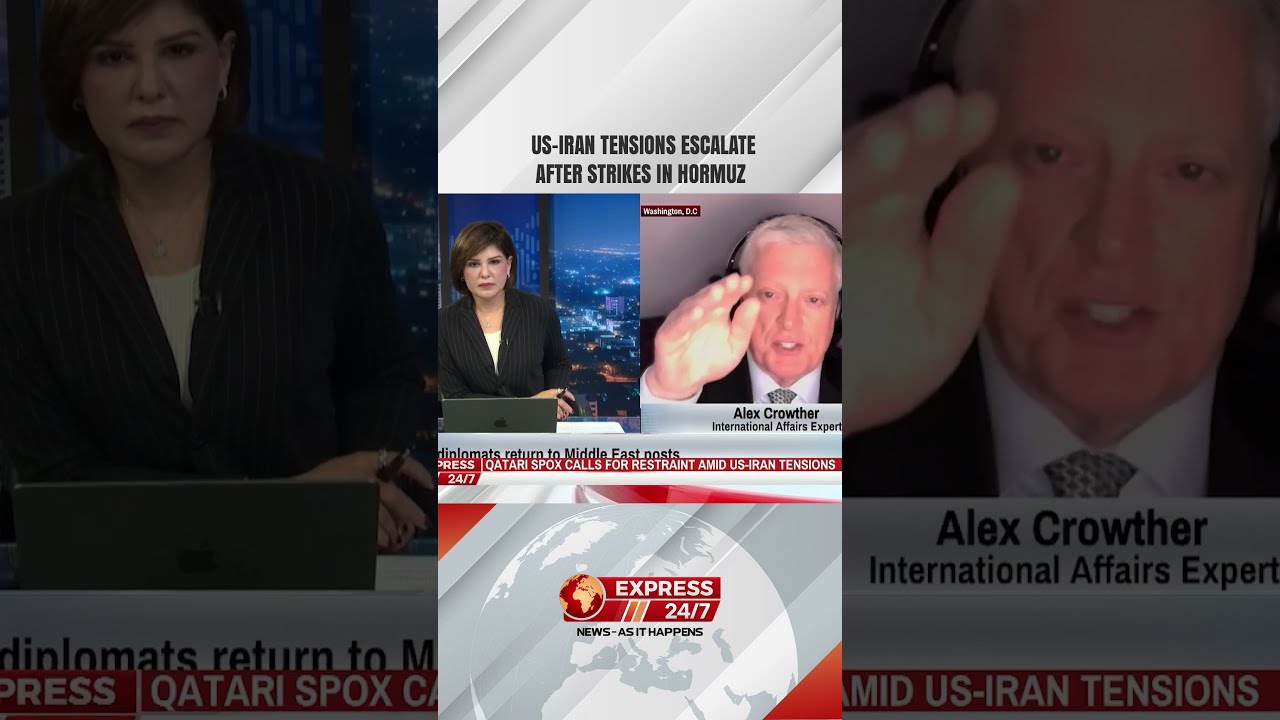 US-Iran Tensions Escalate After Strikes in Hormuz | Alex Crowther Analysis #usiranwar #shorts