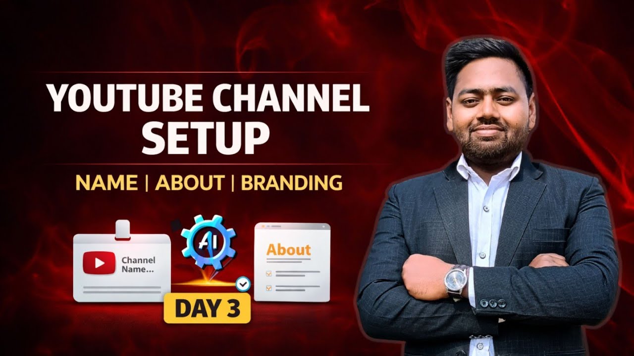 YouTube Channel Setup Kaise Kare? | YouTube Channel Setup for Beginners  | Day 3