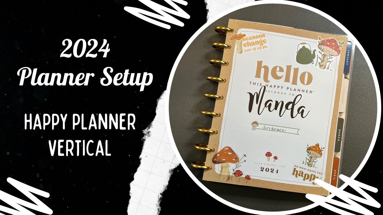 2024 Planner Setup | Happy Planner Vertical | Woodland Seasons