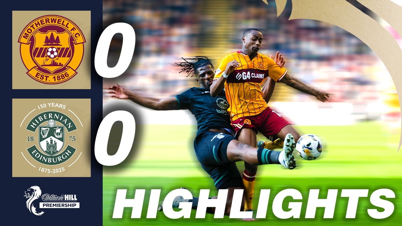 Motherwell 0-0 Hibernian | HIGHLIGHTS | William Hill Premiership