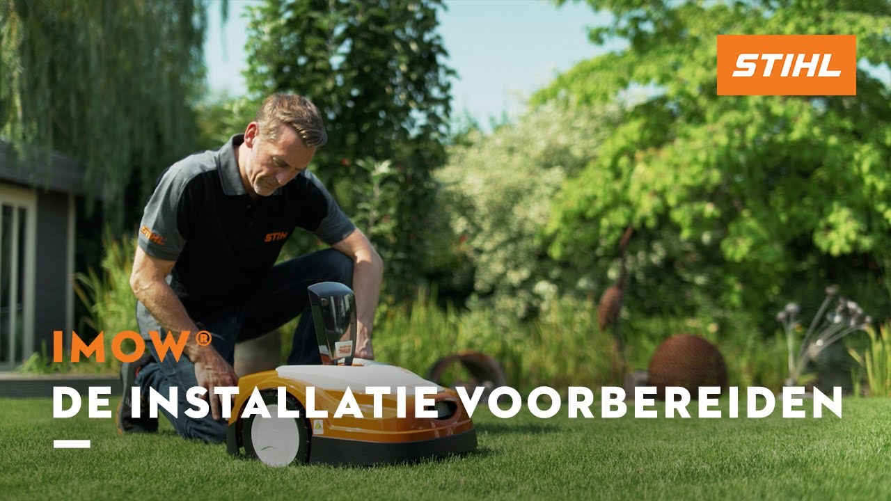 De installatie voorbereiden - STIHL iMOW&reg; robotmaaier