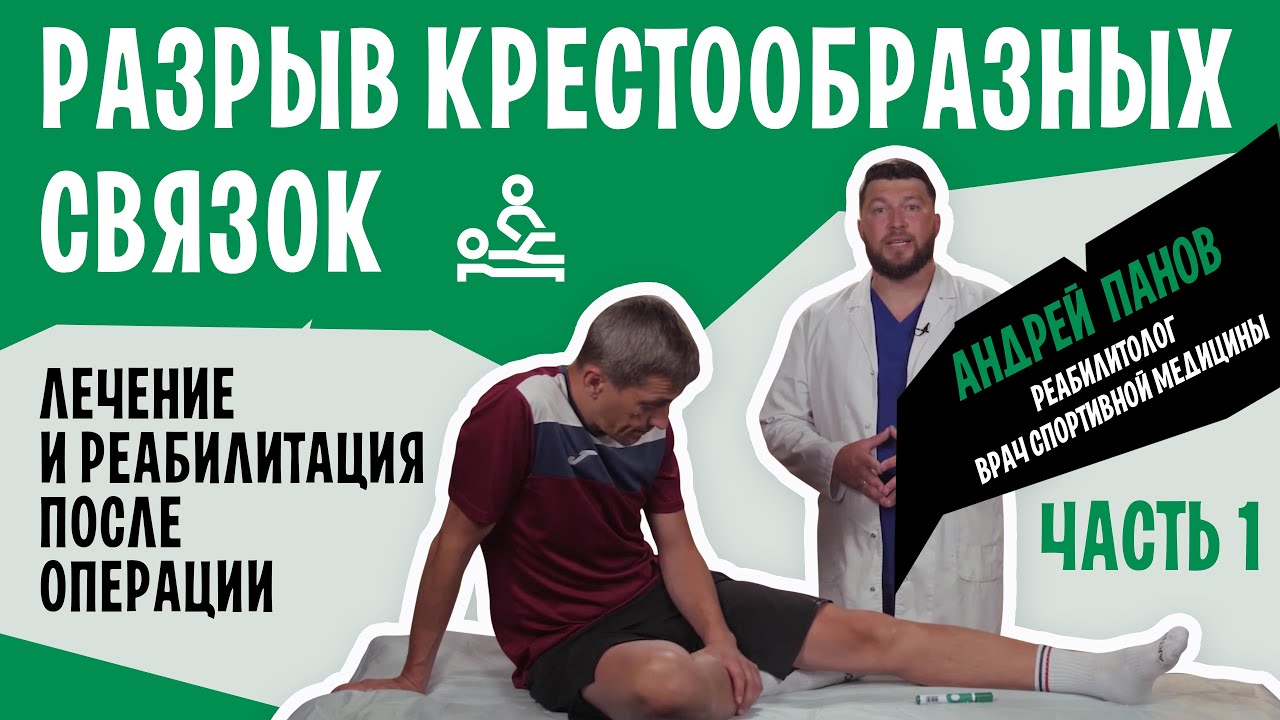 Травма связок колена. Разрыв связок ПКС. Крестообразные связки лечение и реабилитация | Андрей Панов