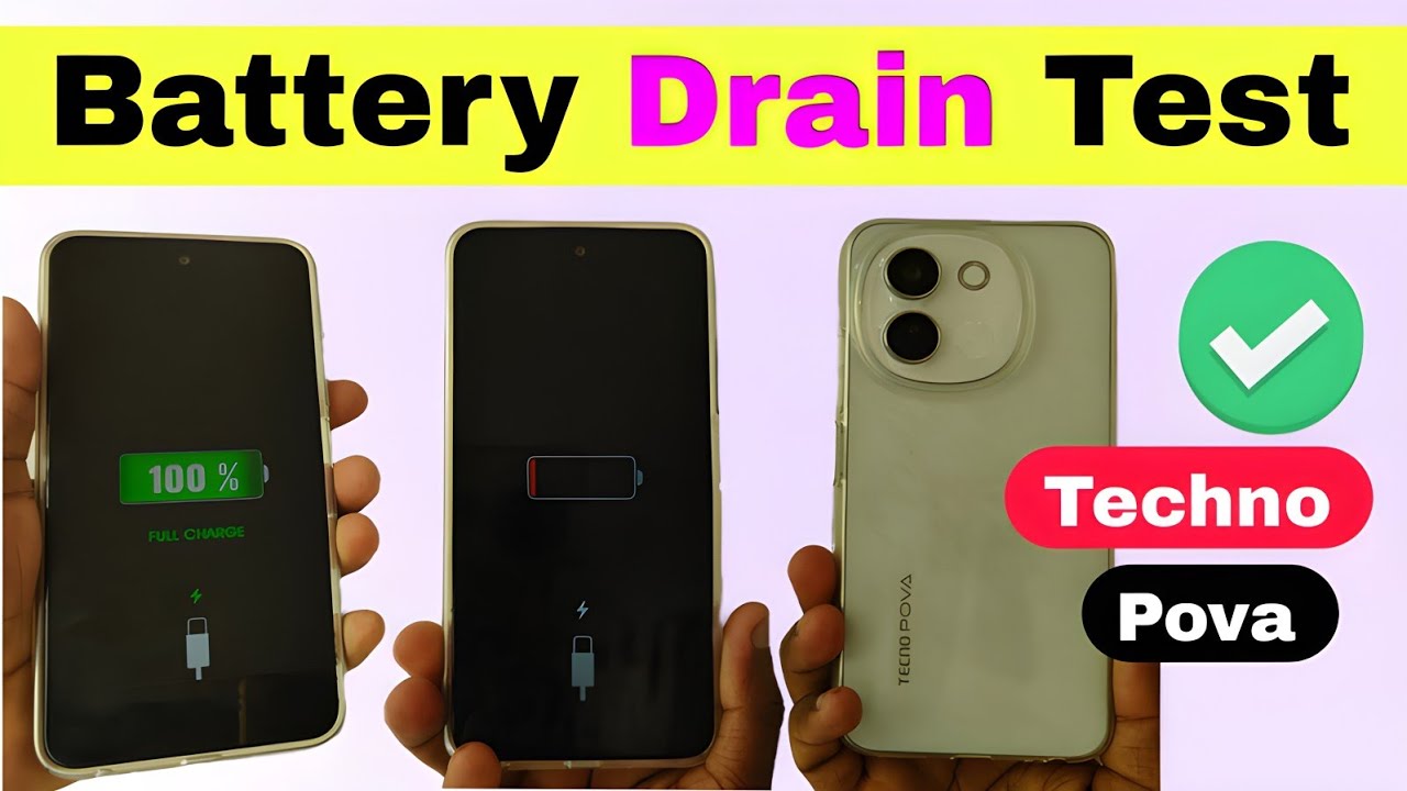 tecno pova 6 neo 5g battery drain test | tecno pova 6 neo 5g | tecno pova 6 neo 5g bgmi test 2025