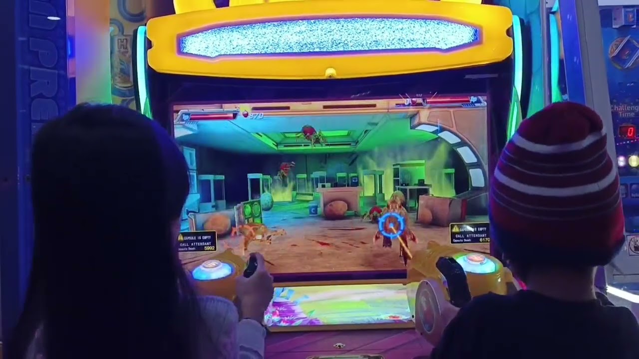 Bermain tembak Dinosaurus, #subscribe  #gaming  #arcade