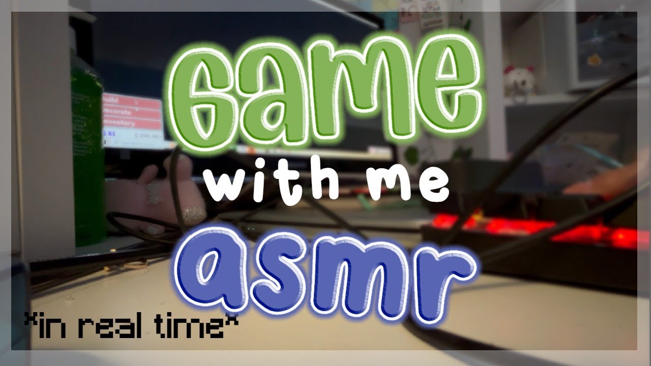 ⭐ game with me asmr *BLOXBURG BUILDING*