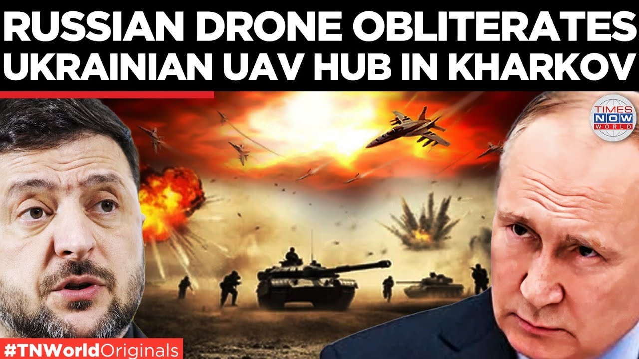 GERAN-2 STRIKES HARD: Russian Kamikaze Drone Wipes Out Ukrainian UAV Hub In Kharkov | World News