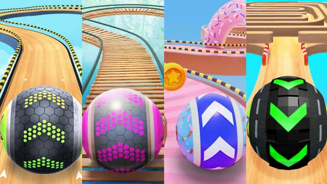 Going Balls Funny Fails VS  Rollance Balls, Rolling Ball Sky Escape, Candy Ball Run Walkthrough 260