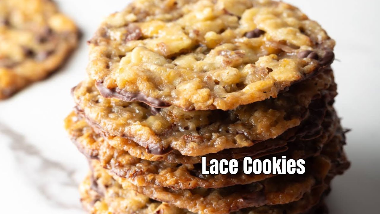 Crispy Oatmeal Lace Cookies | Thin, Buttery, and Ready in Under 10 Minutes