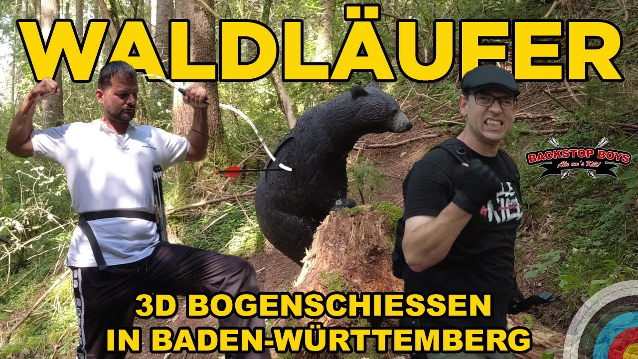 3D Bogenschießen in Baden-Württemberg: unterwegs auf dem Hochwaldtour - Parcours des Waldläufers