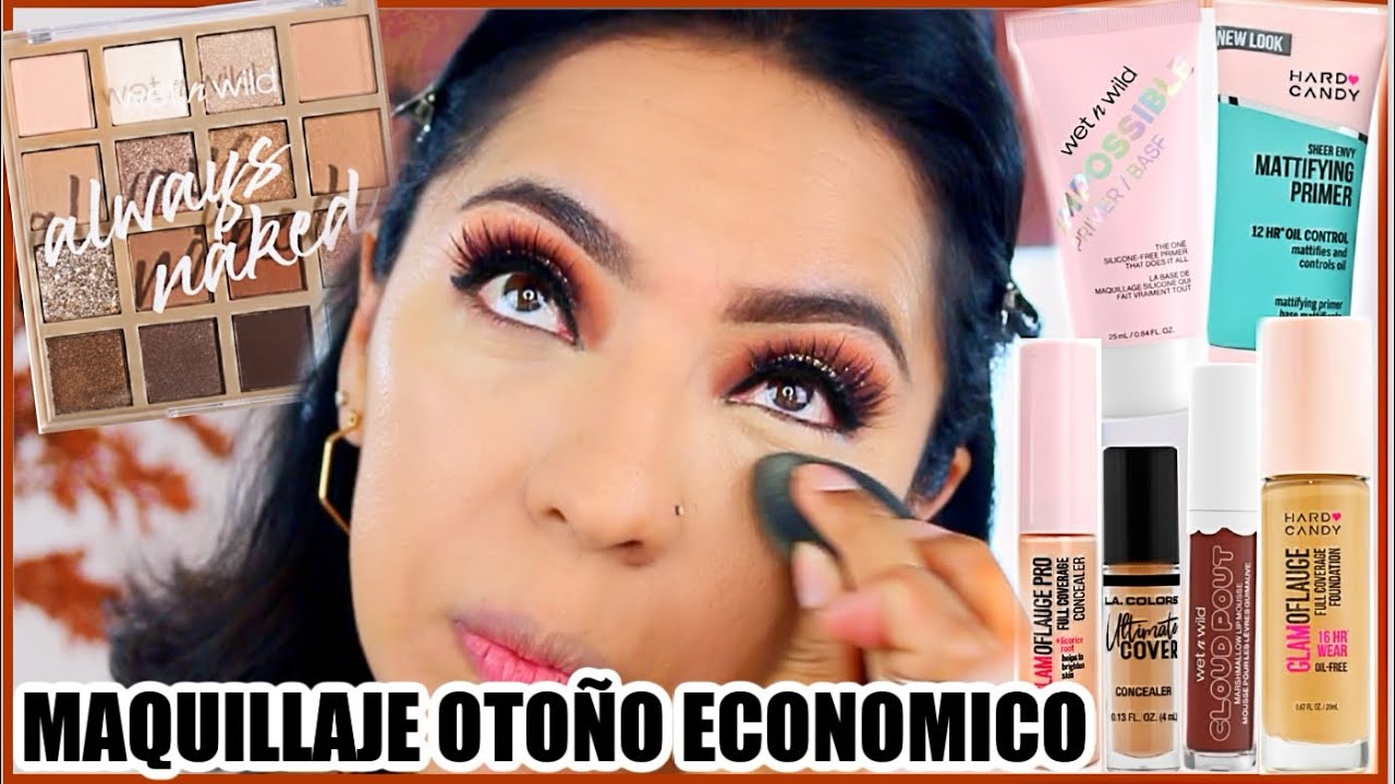 PROBANDO MAQUILLAJE ECONOMICO DE WALMART: HARD CANDY, LA COLORS, WET N WILD OTOÑO 2021♥BeautybyNena