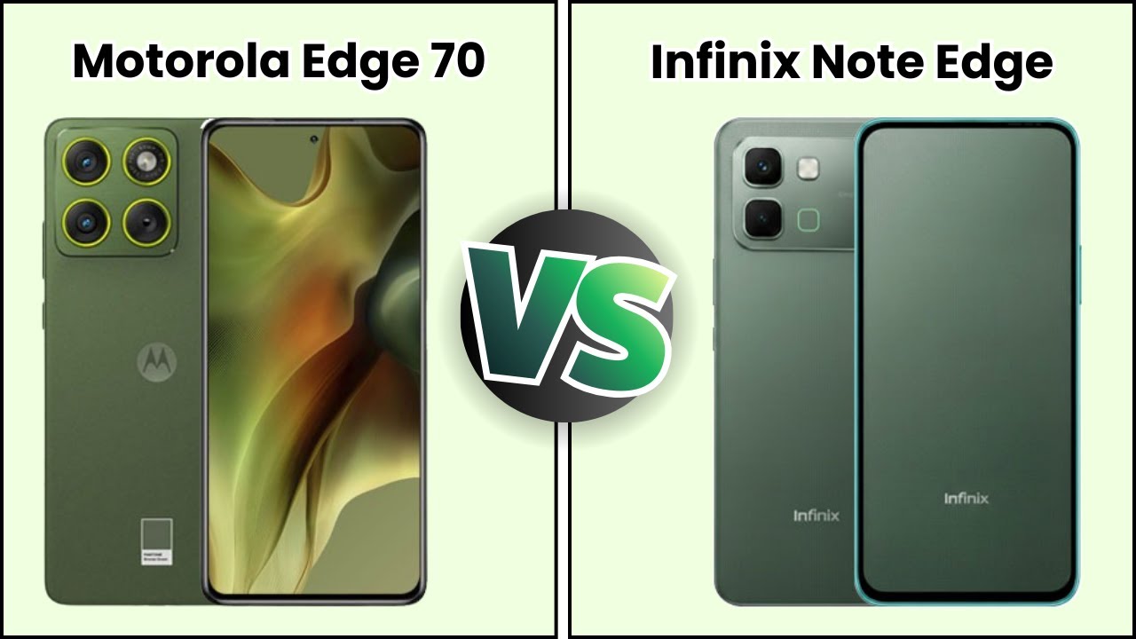Motorola Edge 70 Vs Infinix Note Edge | Full Specs Comparison | Tecify