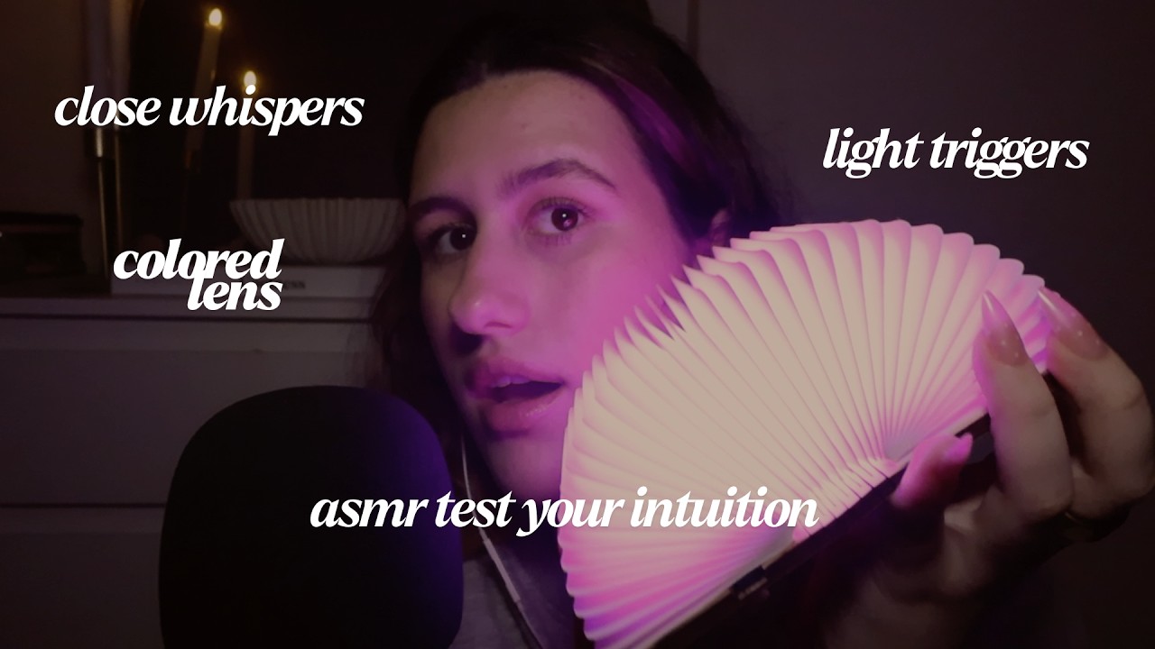 ASMR Intuition Test | How Many Can You Get It? 😴💤  clicky whispers, personal attention 