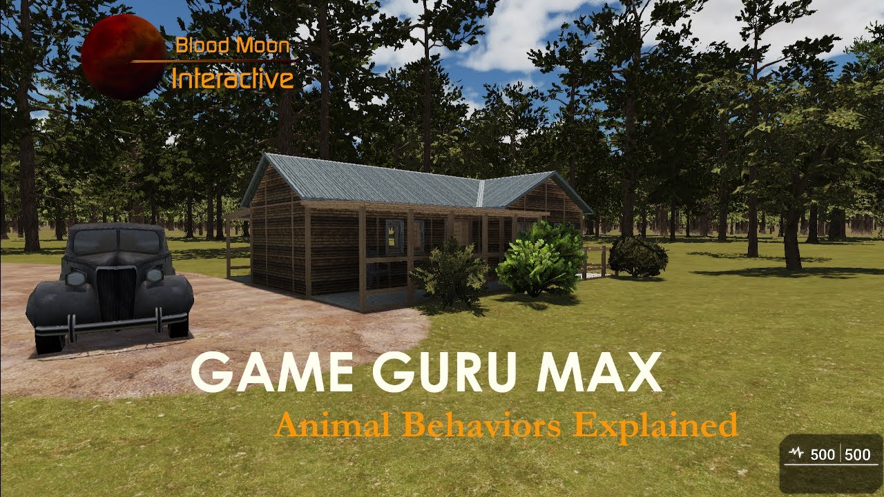 GameGuru Max Tutorial - Animal Behaviors Explained