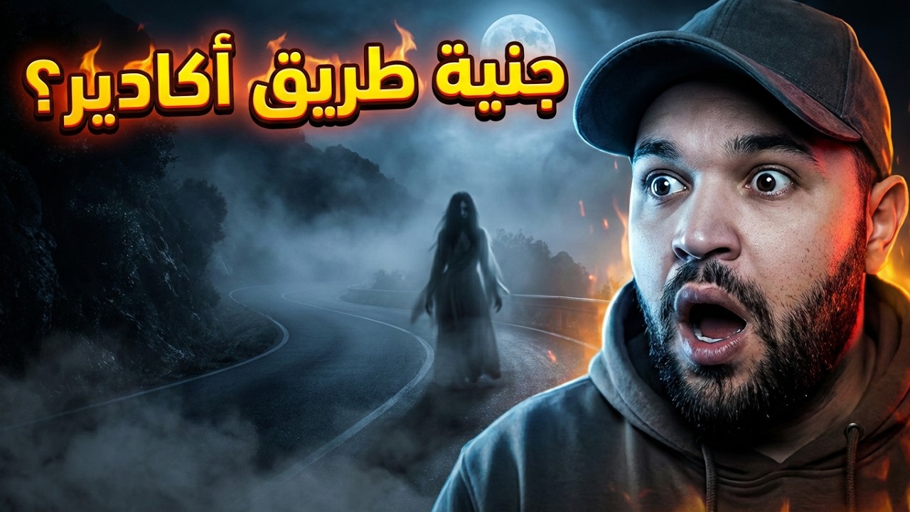 قصة 390  الساحر المغربي جنية طريق اكادير مرعب جدا