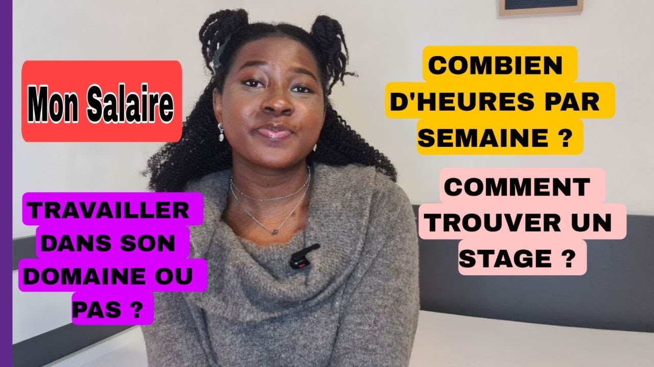 JE VOUS DIS TOUT SUR MON STAGE