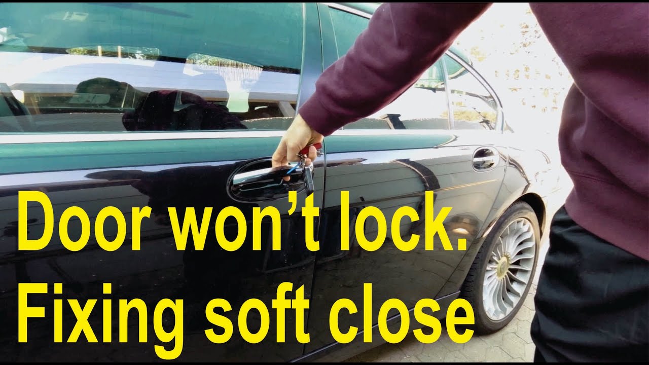 Door won't lock. Fixing comfort access (soft close) door locking problems for BMW