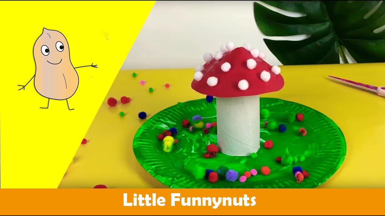 Basteln mit Kids | DIY Fliegenpilz