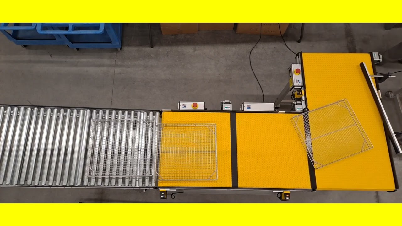 90 Degree Indexing Roller Conveyor