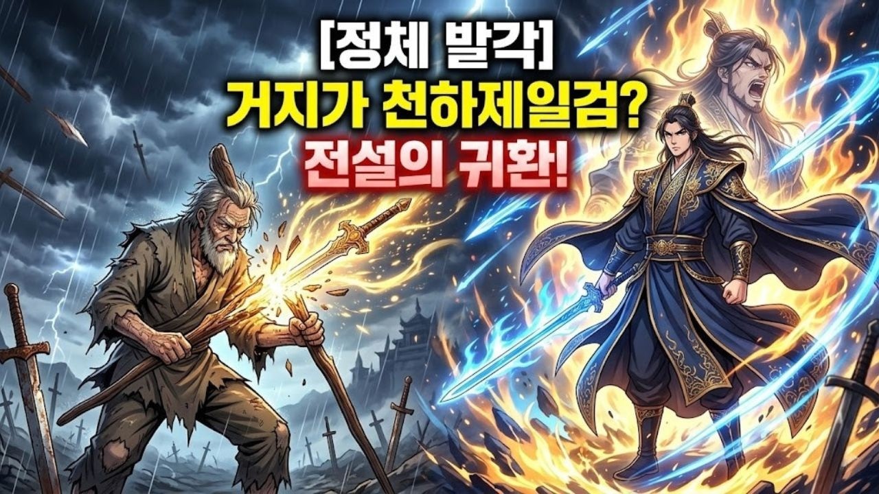 행색 초라한 거지의 정체 천하제일 검객.