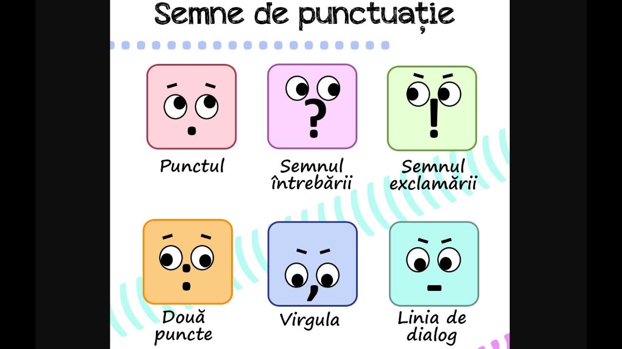 Semnele de punctuatie explicate pe intelesul tuturor