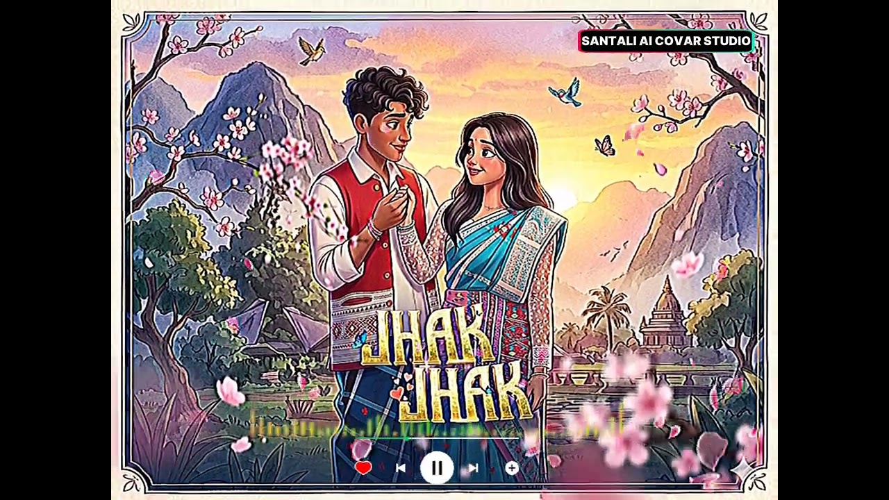 JHAK JHAK SANTALI COVAR SONG _#song #romanticsong #santali #trending #lovesong 