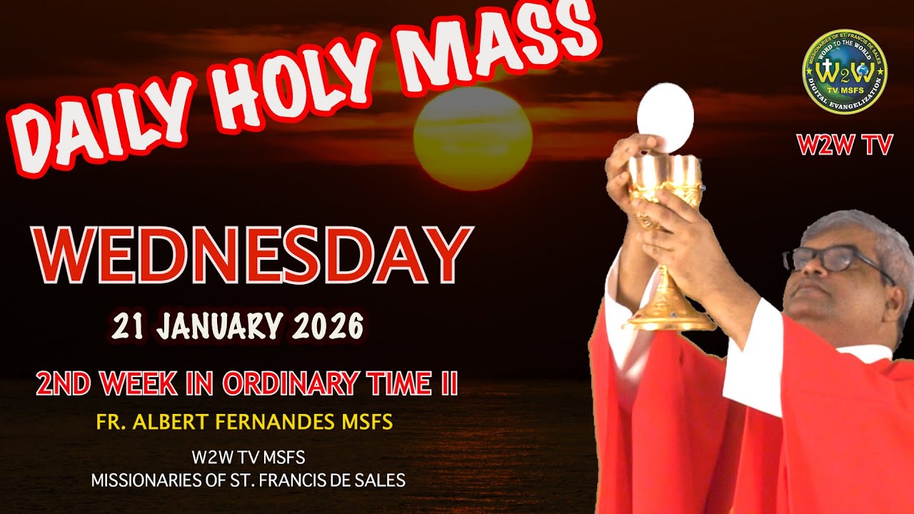 WEDNESDAY HOLY MASS | 21 JANUARY 2026 2ND WEEK IN ORDINARY TIME II by Fr  Albert #holymasstoday