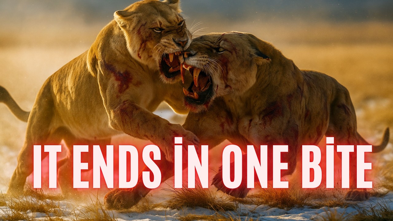 American Lion vs Saber Tooth Tiger &ndash; Who Was The Real King Of ICE AGE?