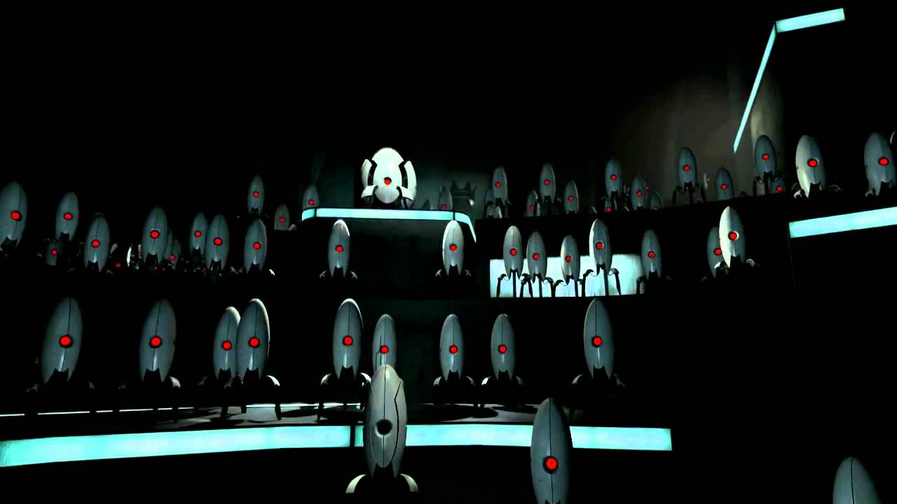 Portal 2 Turret Choir/Turret Ending Song HD 720p