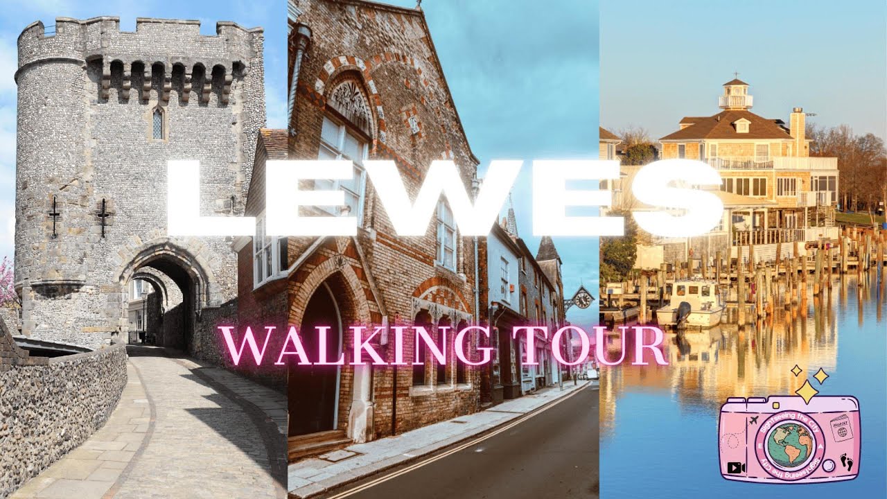 Lewes Walking Tour | Walk with Me in Lewes | A Hidden Gem in East Sussex, UK 🏡✨