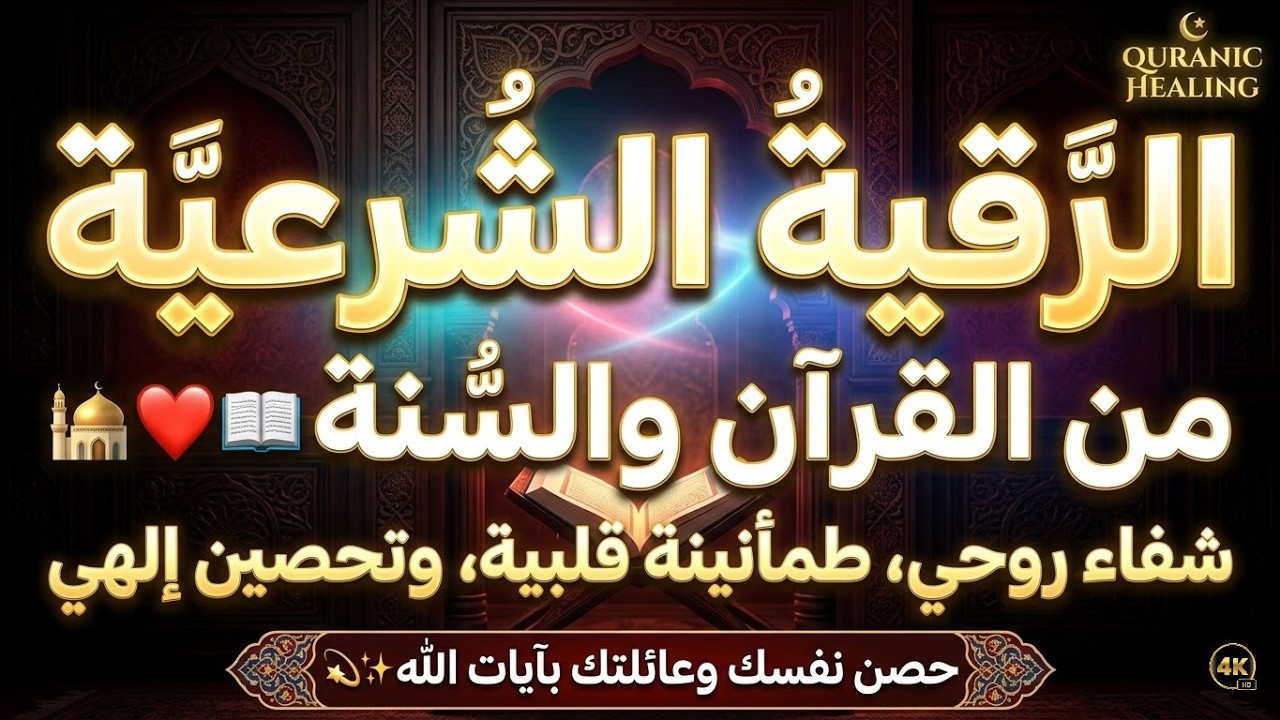 رقية شرعية من القرآن الكريم والسنة النبوية للحفظ والشفاء — Authentic Ruqyah from Quran and Sunnah.