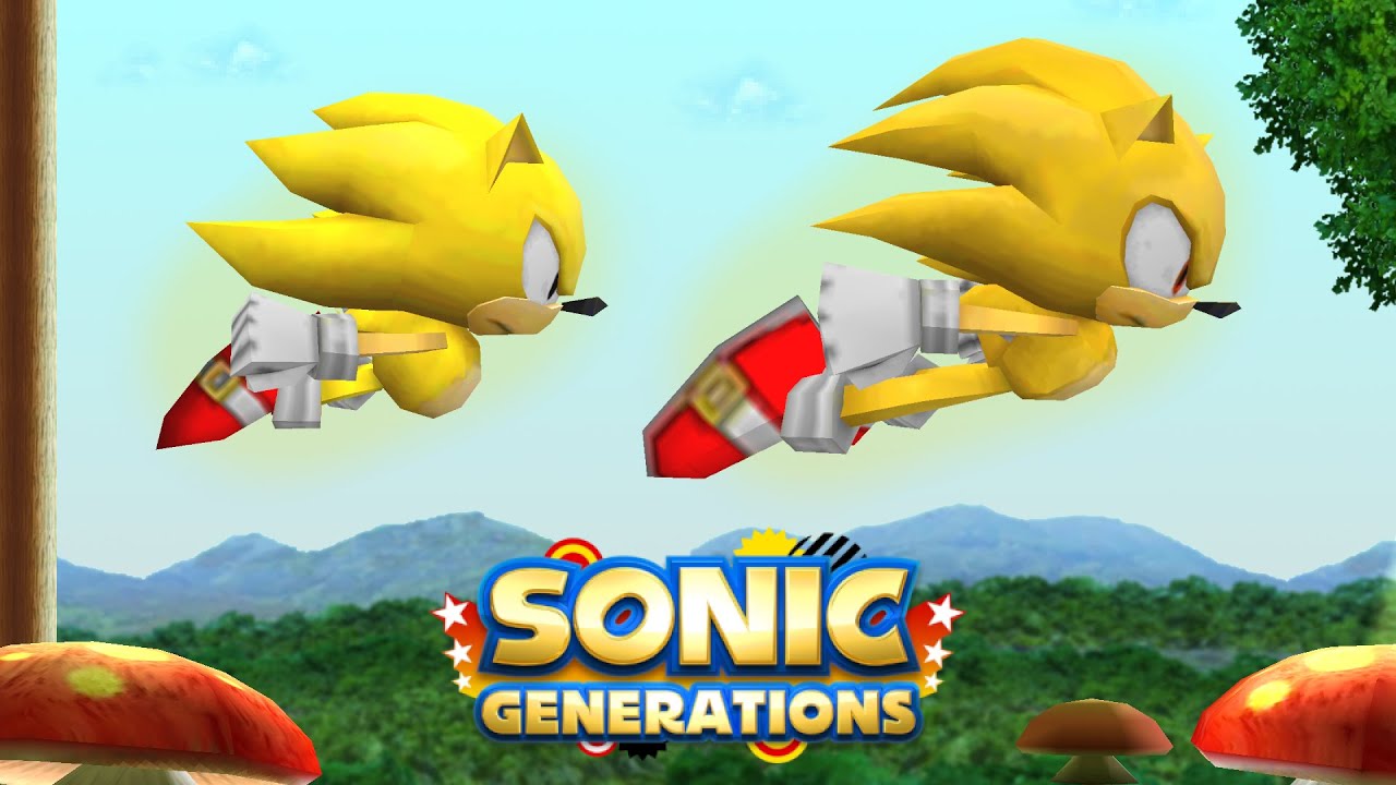 Sonic Generations 3DS: Playable Super Sonics