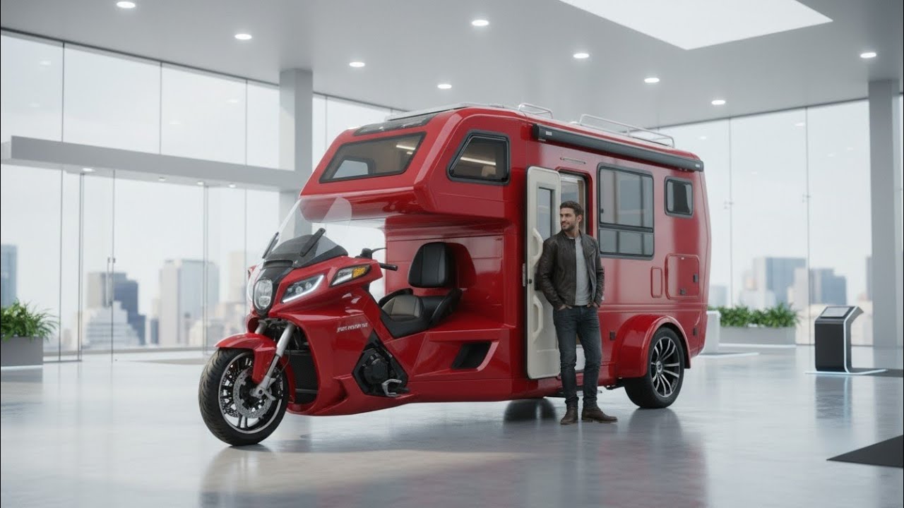 „2026 Honda Gold Wing EV Tricycle Camper: Das Ultimative Elektro-Abenteuer!“ ✅