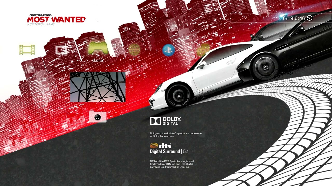 Need For Speed Most Wanted (2012) (PS3) - XMB Menu Theme Music - High Quality