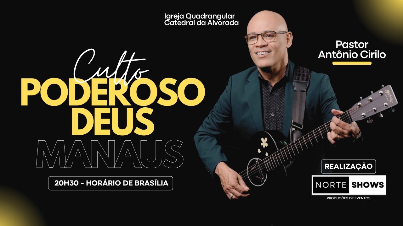 🔥🙌🏼 AO VIVO: Culto Poderoso Deus - Uma Noite de Adoração Profunda e Palavra Viva 🙌🏼🔥