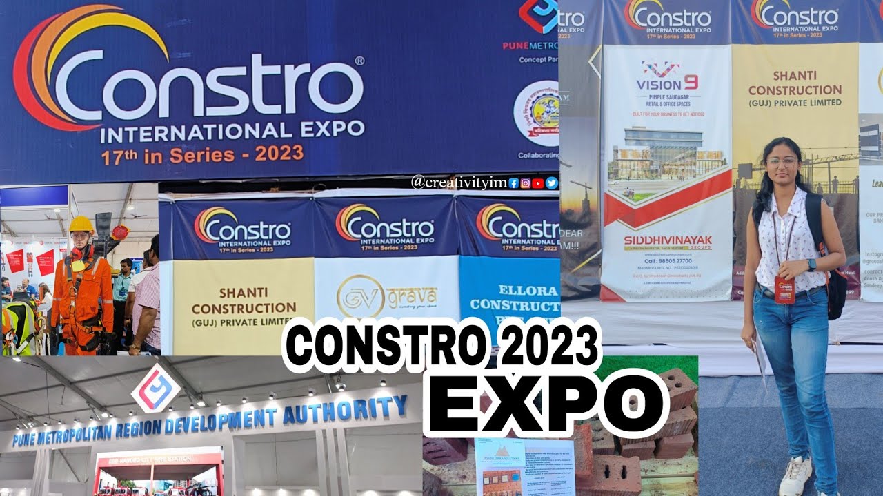 CONSTRO 2023 At PIECC Moshi Pune/India's Largest Integrated Construction Expo/Please visit