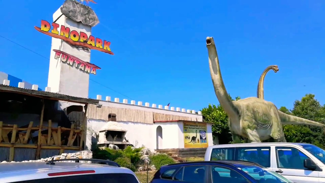🇭🇷 В парке динозавров 🦖 в г.Фунтана/Тематический парк 🦕 Dinopark 🎢 Croatia/Хорватия - 2018