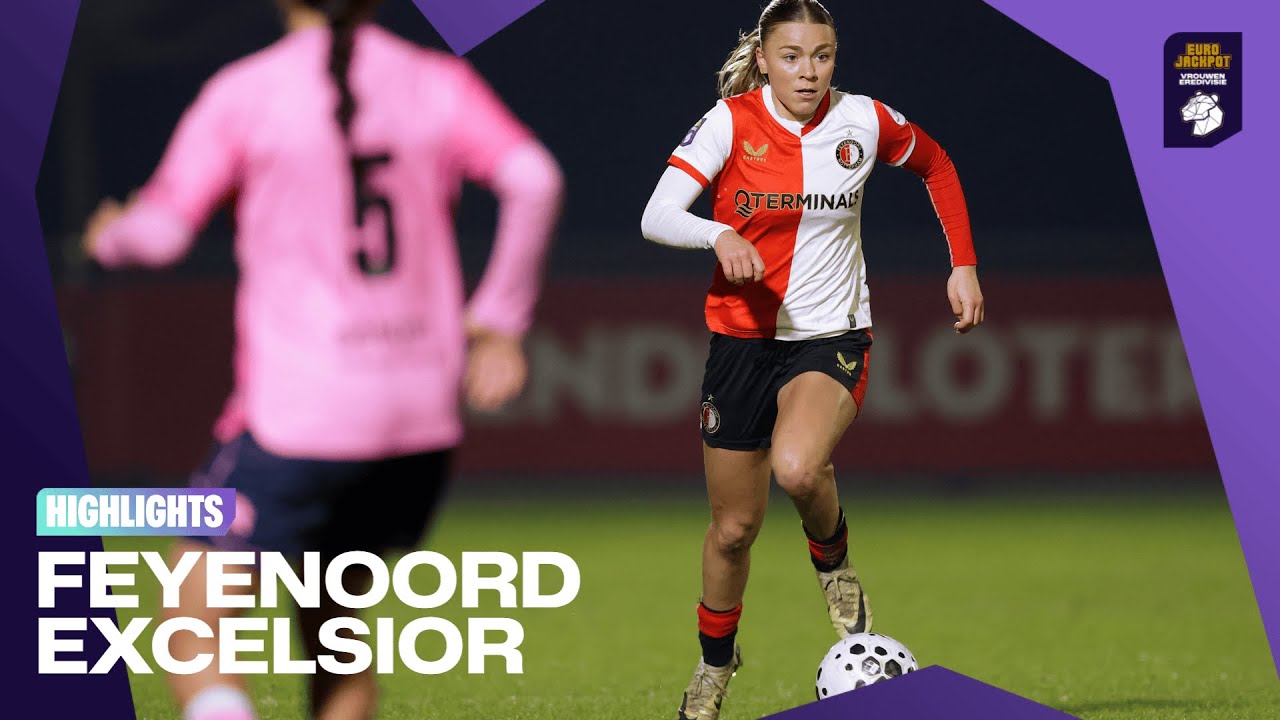De ROTTERDAMSE DERBY blijft SPANNEND tot het einde ⚔️ | Highlights Feyenoord - Excelsior