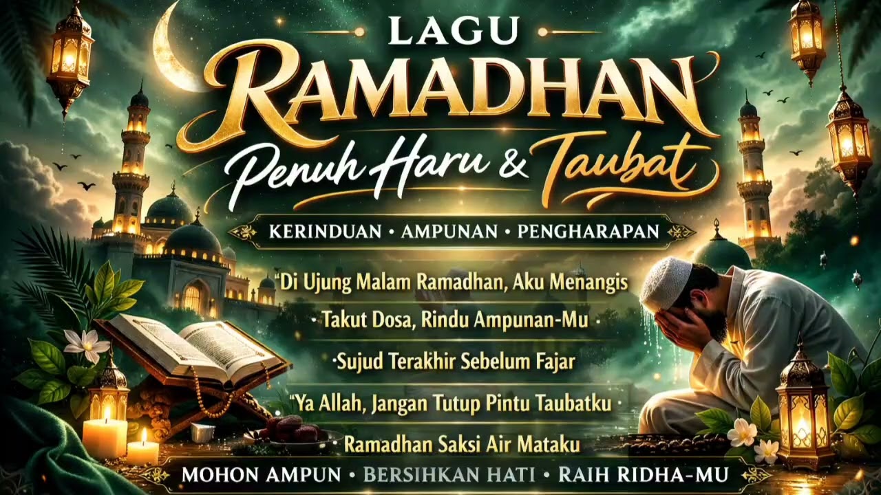 Full Lagu - Lagu Ramadhan Penuh Taubat Bikin Menangis Penuh Ampunan dan Harapan enak Putar Sore hari