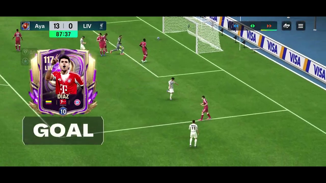 Playing ea sports fc mobile 