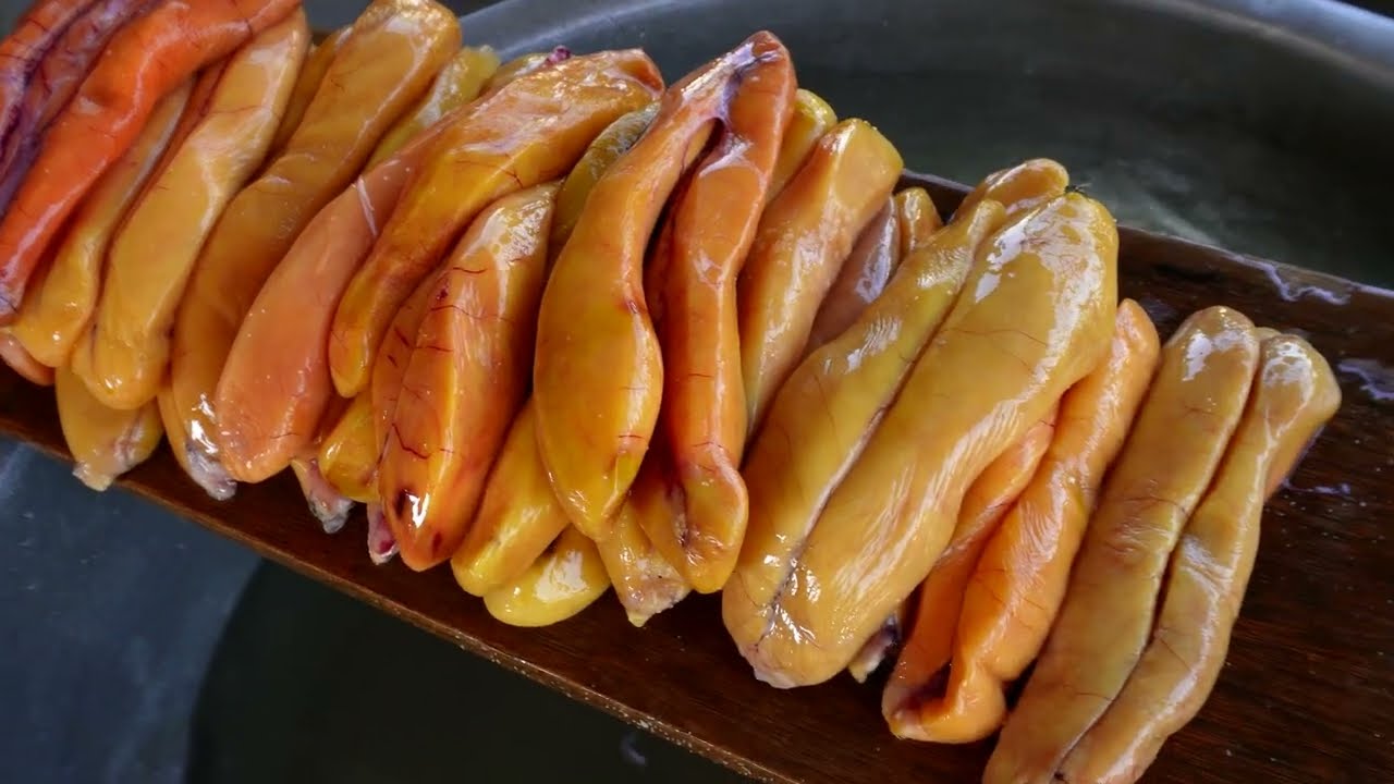 Икра дикой кефали для тайваньской кухни