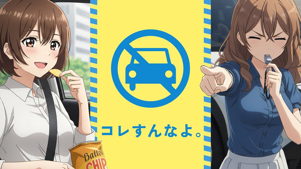 コレすんなよ。新車オーナーが嫌がる助手席NG行動！【AIアニメ MV】