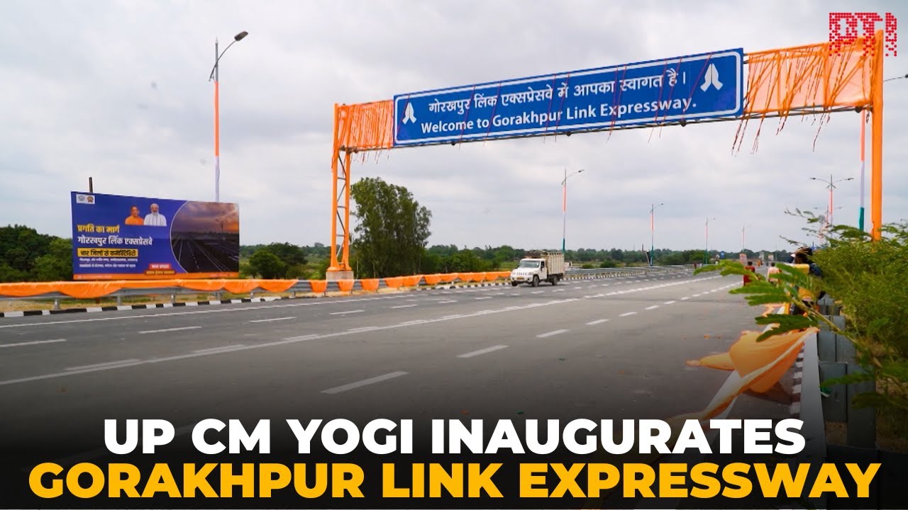 Yogi inaugurates Gorakhpur Link Expressway, cuts travel time to Lucknow to 3.5 hours