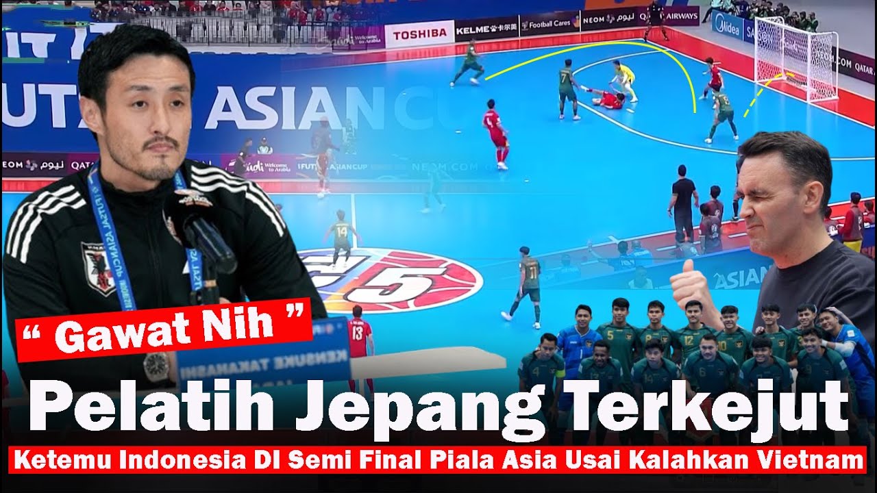 🟥TERKEJUTLAH ! Pelatih Jepang Bilang Gini Usai Timnas Futsal Indonesia Ke Semi Final Lawan Jepang